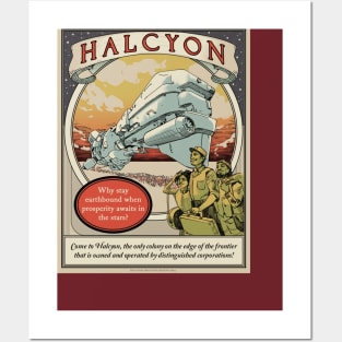 The Outer Worlds - Come to Halcyon Posters and Art